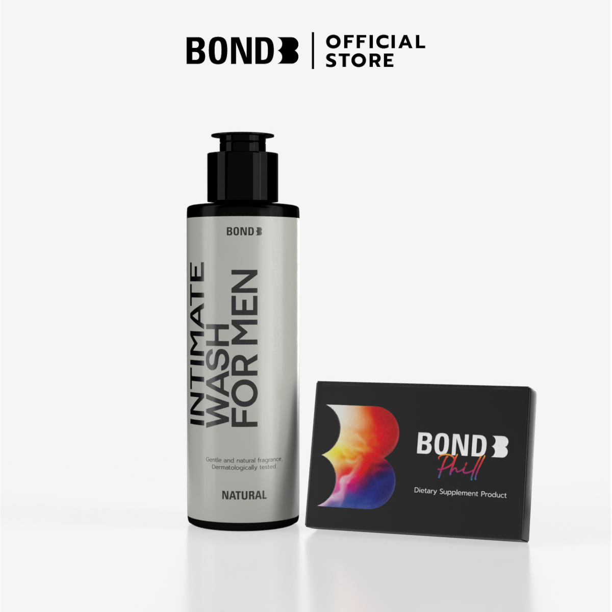 BOND Men's Intimate Wash 130 ml. + BOND Supplement PHILL