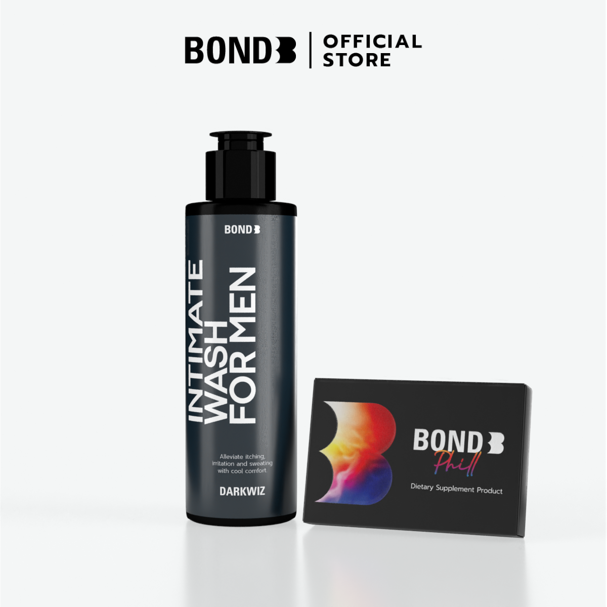 BOND Men's Intimate Wash 130 ml. + BOND Supplement PHILL