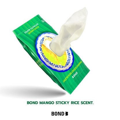 Bond Intimate Wipes Mango Sticky Rice Scent