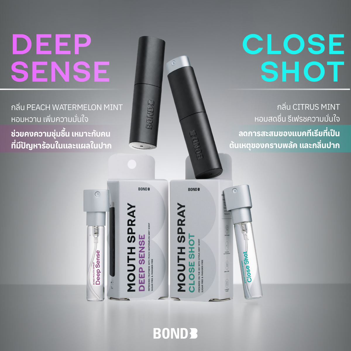 BOND Mouth Spray | สเปรย์พกปากเฟรช
